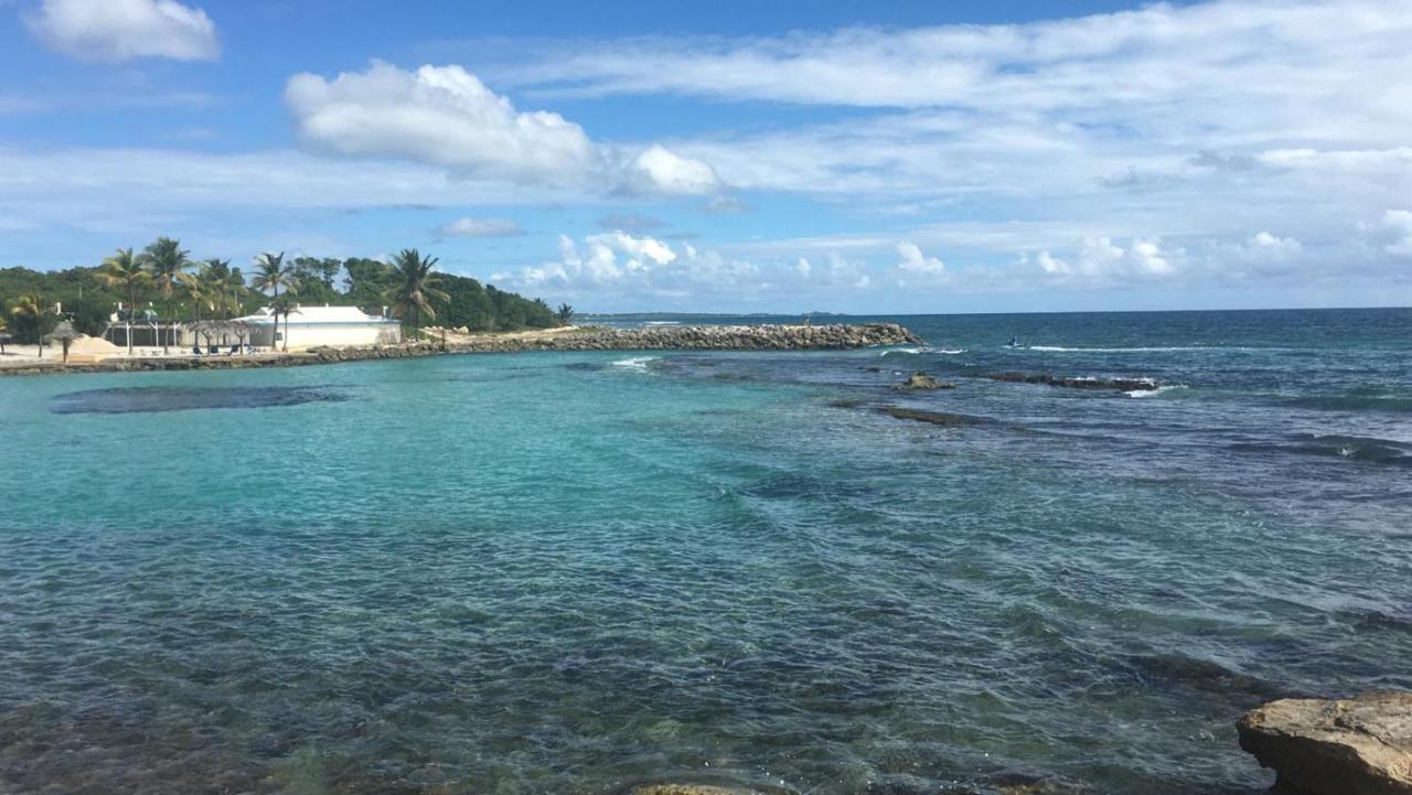 Studio Vue Mer Piscine Plage Kaz Punch Manganao Chez Julie Saint-Francois  Luaran gambar