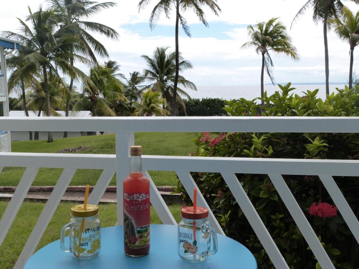 Studio Vue Mer Piscine Plage Kaz Punch Manganao Chez Julie Saint-Francois  Luaran gambar
