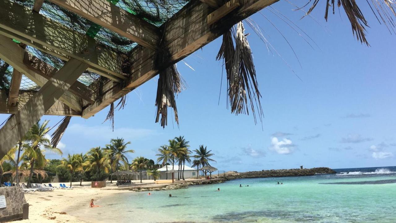 Studio Vue Mer Piscine Plage Kaz Punch Manganao Chez Julie Saint-Francois  Luaran gambar