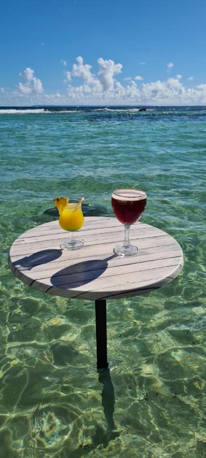 Studio Vue Mer Piscine Plage Kaz Punch Manganao Chez Julie Saint-Francois  Luaran gambar