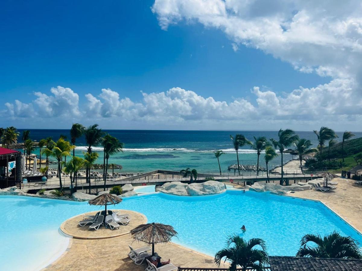 Studio Vue Mer Piscine Plage Kaz Punch Manganao Chez Julie Saint-Francois  Luaran gambar