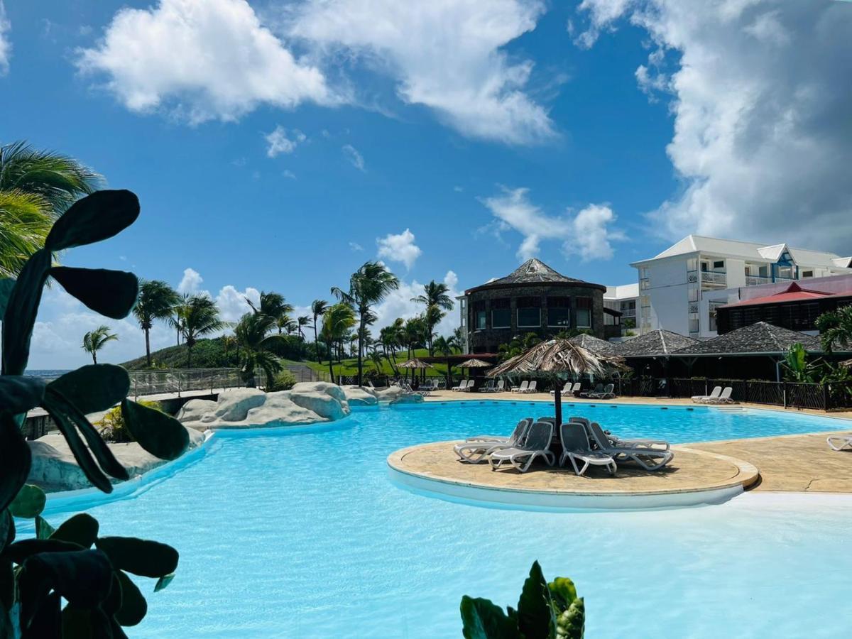 Studio Vue Mer Piscine Plage Kaz Punch Manganao Chez Julie Saint-Francois  Luaran gambar