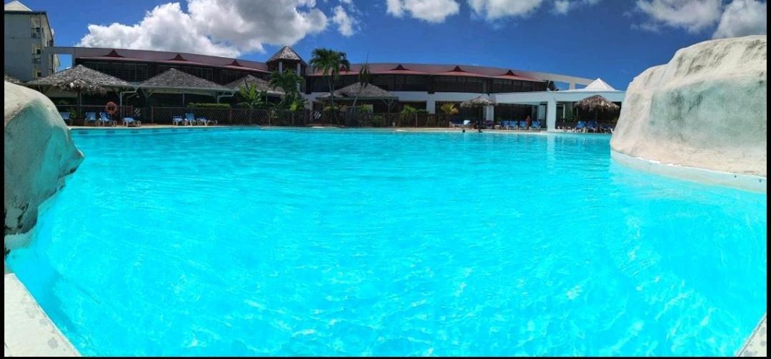 Studio Vue Mer Piscine Plage Kaz Punch Manganao Chez Julie Saint-Francois  Luaran gambar